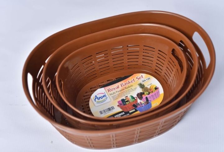 Rattan Plastic Laundry Basket
