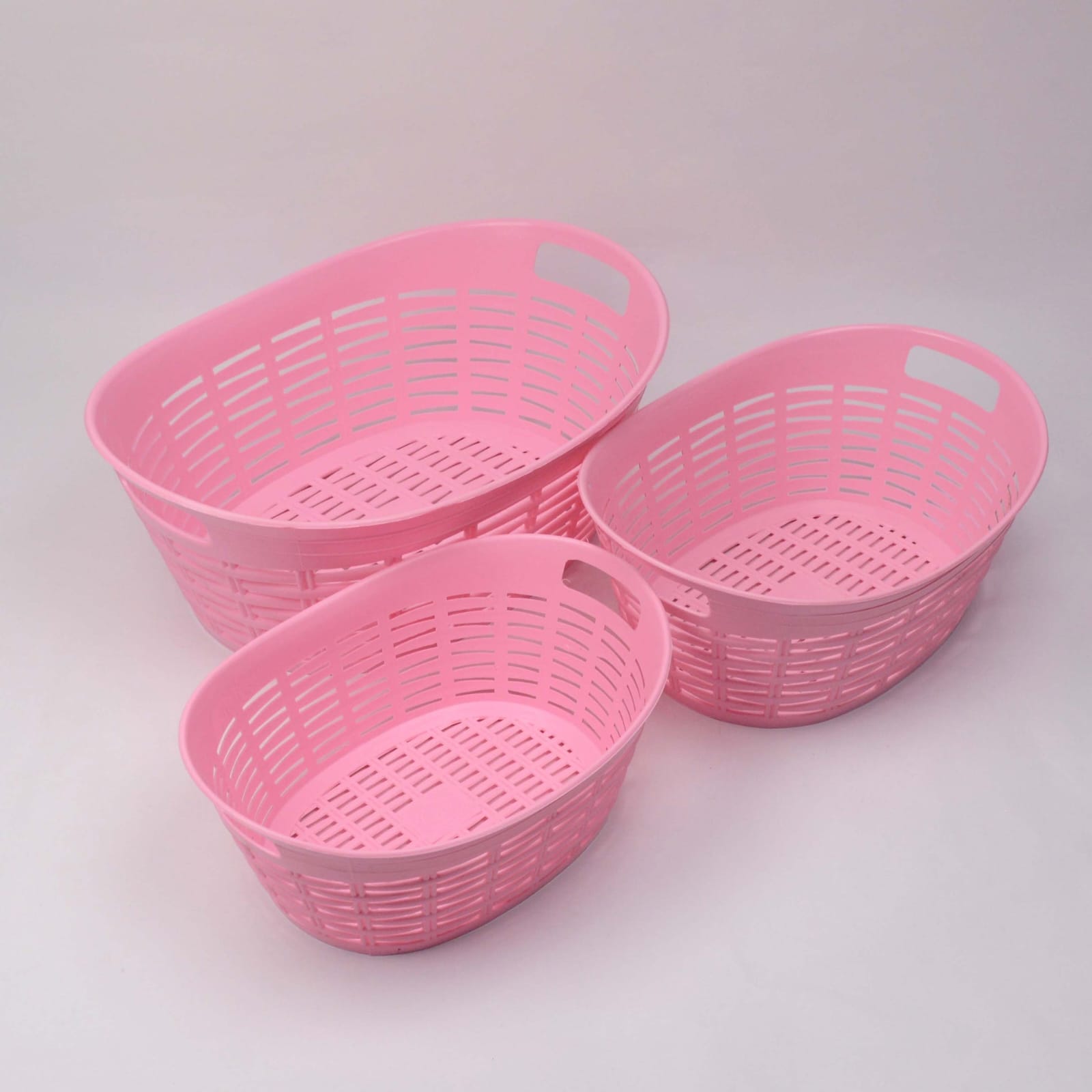 Rattan Plastic Laundry Basket