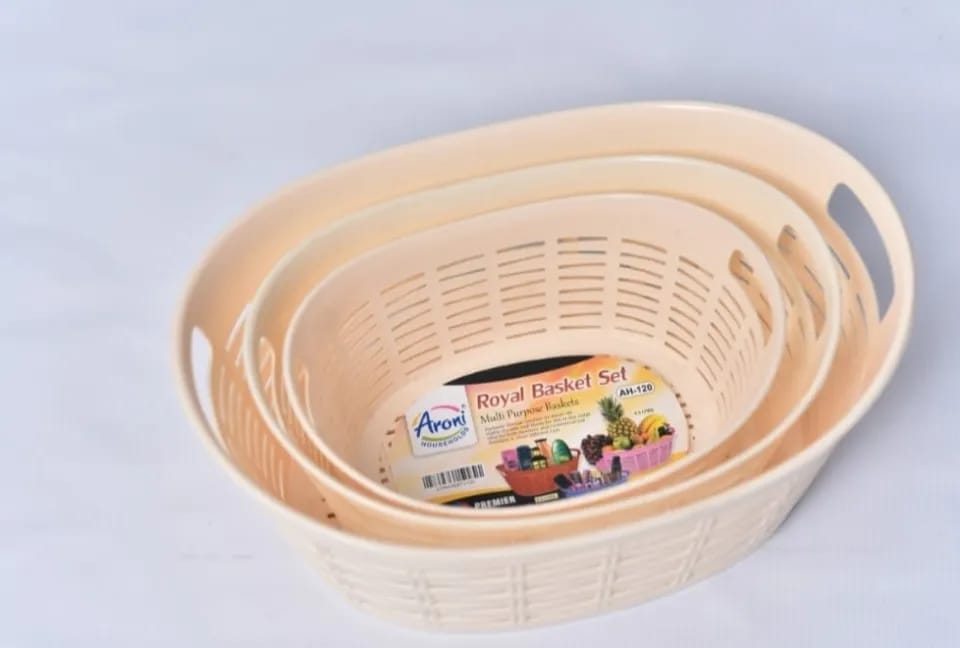 Rattan Plastic Laundry Basket