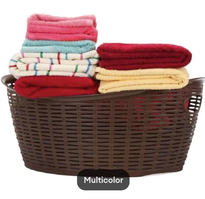 Rattan Plastic Laundry Basket