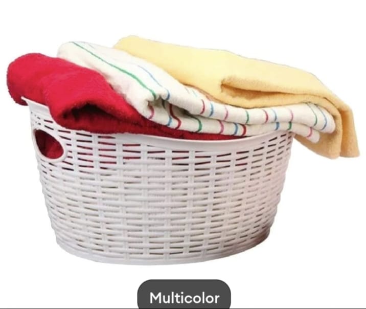 Rattan Plastic Laundry Basket
